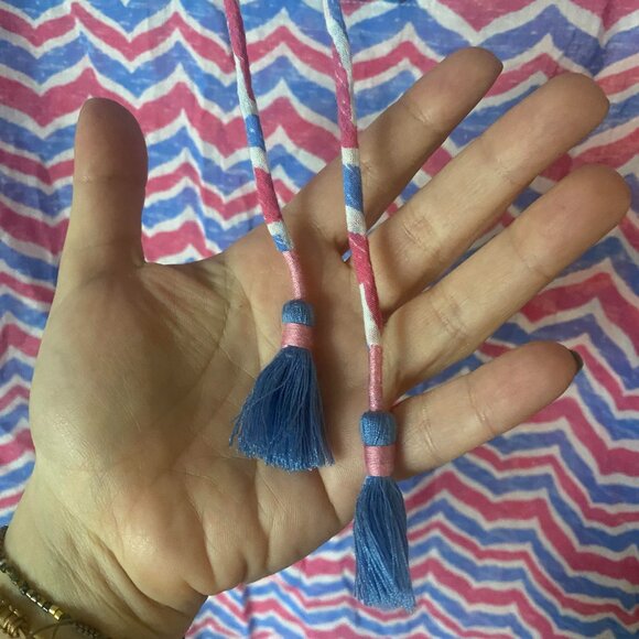 Vineyard Vines Whale Tail Chevron Swimsuit Cover-Up Size M - Picture 8 of 9